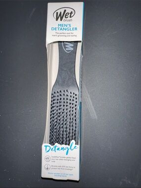 Wet Brush Men's Detangler Hair Brush - Black